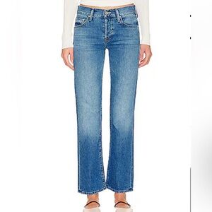 Mother Jeans Button Fly Straight Leg Slider Hover Size 30. New with Tags.